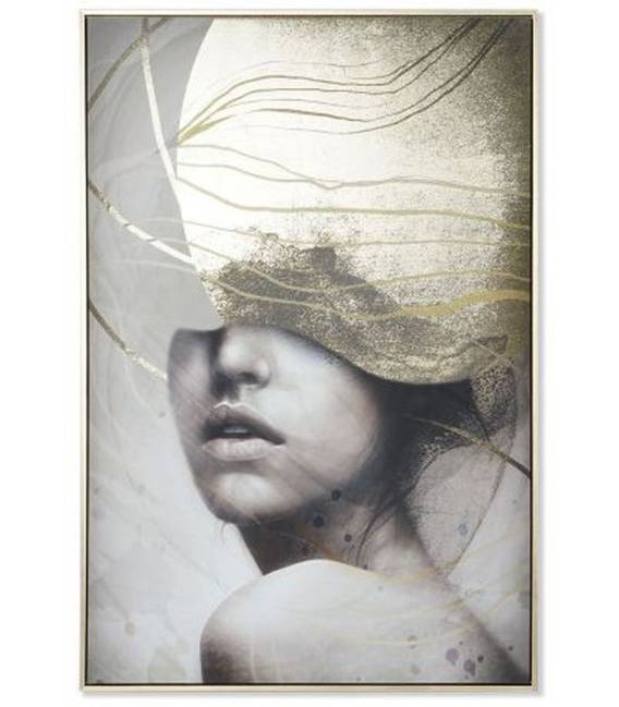Paveikslas WOMAN GOLDEN-A 83x123 pilkas/auksinis