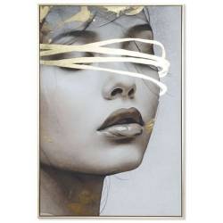 Paveikslas WOMAN GOLDEN-B 83x123 pilkas/auksinis