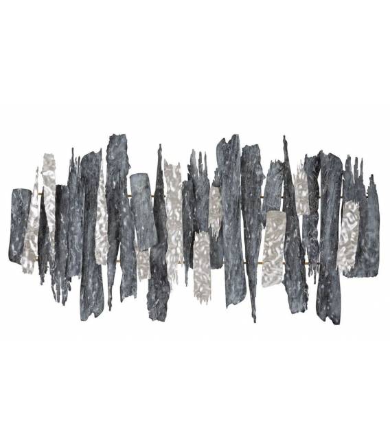 Dekoracija SCULPT 123x63 pilka