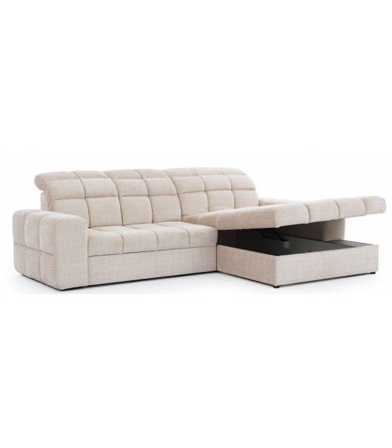 Minkštas kampas LUGO 275x177 smėlio