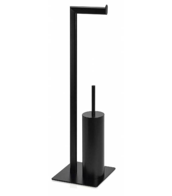 Tualeto šepetys / popieriaus laikiklis BLACK juodas