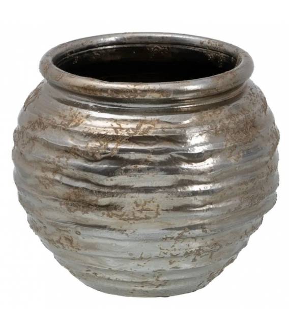 Vazonas ANTIQUE h27 sidabrinis