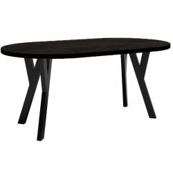 Išskleidžiamas stalas AXEL Ø90(130)x77 juodas