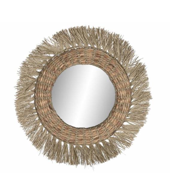 Veidrodis NATURAL Ø120 rudas