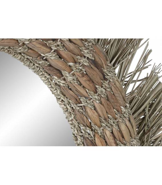 Veidrodis NATURAL Ø120 rudas