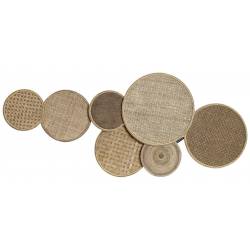Dekoracija RATTAN 100x43 rusva