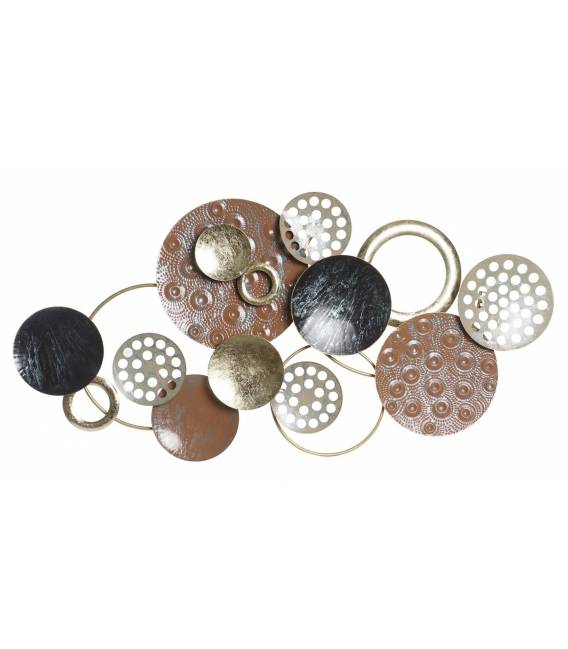 Dekoracija CIRCLES 120x59 ruda