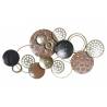 Dekoracija CIRCLES 120x59 ruda