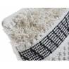 Pagalvėlė COTTON 45x45 balta su juodu