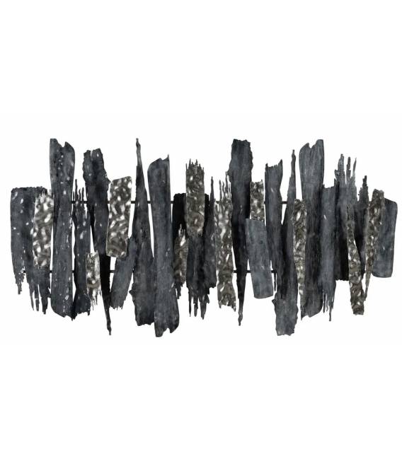Dekoracija INDUSTRIAL WAVE 123x63 pilka