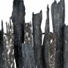 Dekoracija INDUSTRIAL WAVE 123x63 pilka