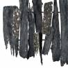 Dekoracija INDUSTRIAL WAVE 123x63 pilka