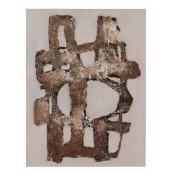 Paveikslas ABSTRACT BRUN-A 90x120 rudas