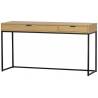 Darbo stalas OAK NATURAL 140x44 rudas