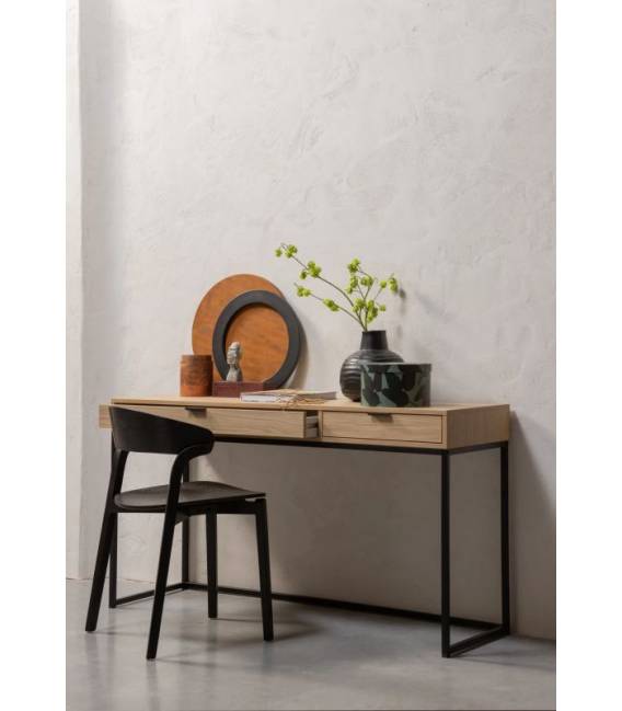Darbo stalas OAK NATURAL 140x44 rudas