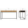 Darbo stalas OAK NATURAL 140x44 rudas