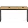 Darbo stalas OAK NATURAL 140x44 rudas
