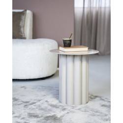 Šoninis staliukas OLYMPA Ø43 beige