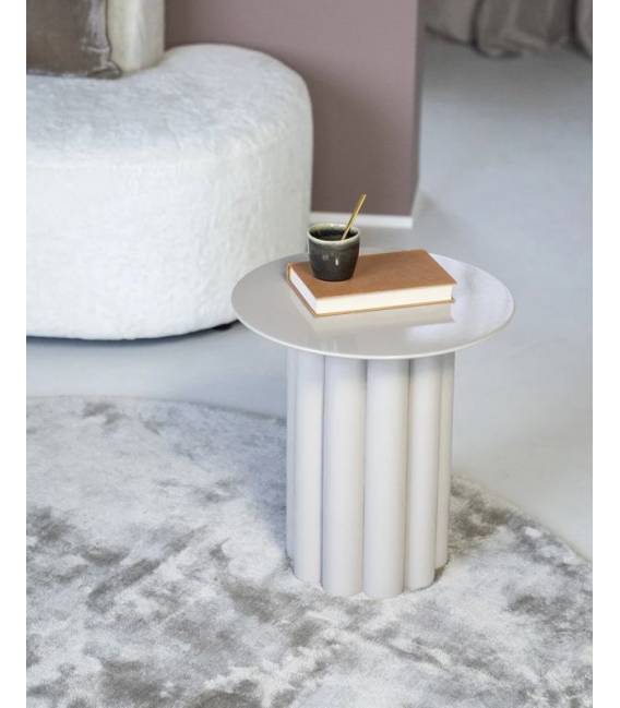 Šoninis staliukas OLYMPA Ø43 beige