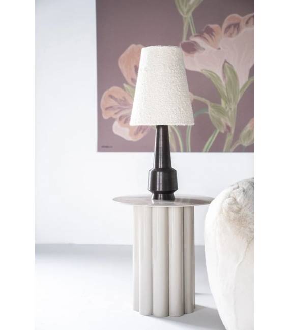 Šoninis staliukas OLYMPA Ø43 beige