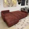 Minkštas kampas AMBER 278x186 bordo
