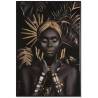 Paveikslas AFRICAN GLOW-B 80x120 juodas/auksinis