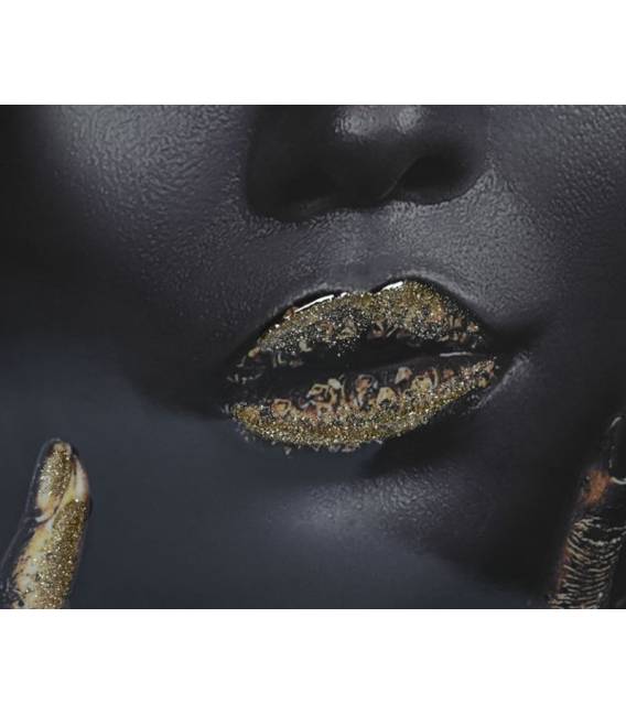 Paveikslas AFRICAN GLOW-B 80x120 juodas/auksinis