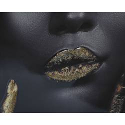 Paveikslas AFRICAN GLOW-B 80x120 juodas/auksinis