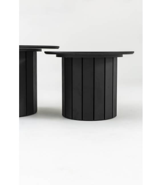 Kavos staliukai MUSHROOM M Ø80/Ø60 rambla matt/ black (2 vnt.)
