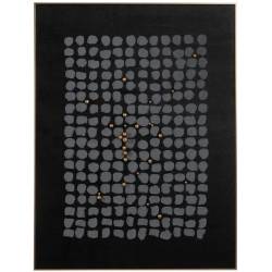 Paveikslas ABSTRACT BLACK-GREY 90x120 juodas