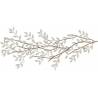Dekoracija WHITE-GOLD METAL 51x6x137