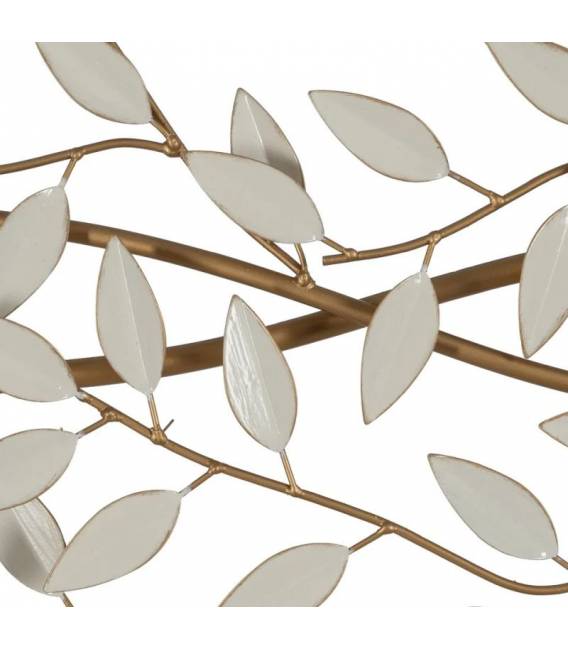 Dekoracija WHITE-GOLD METAL 51x6x137
