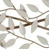 Dekoracija WHITE-GOLD METAL 51x6x137
