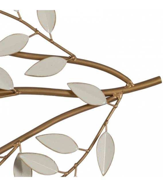 Dekoracija WHITE-GOLD METAL 51x6x137