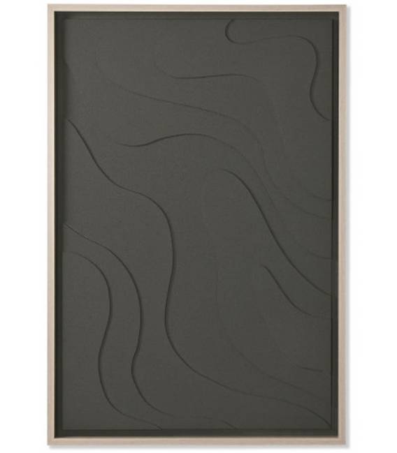 Paveikslas BLACK WAVE-A 123x83 juodas