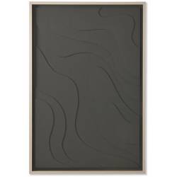 Paveikslas BLACK WAVE-A 123x83 juodas