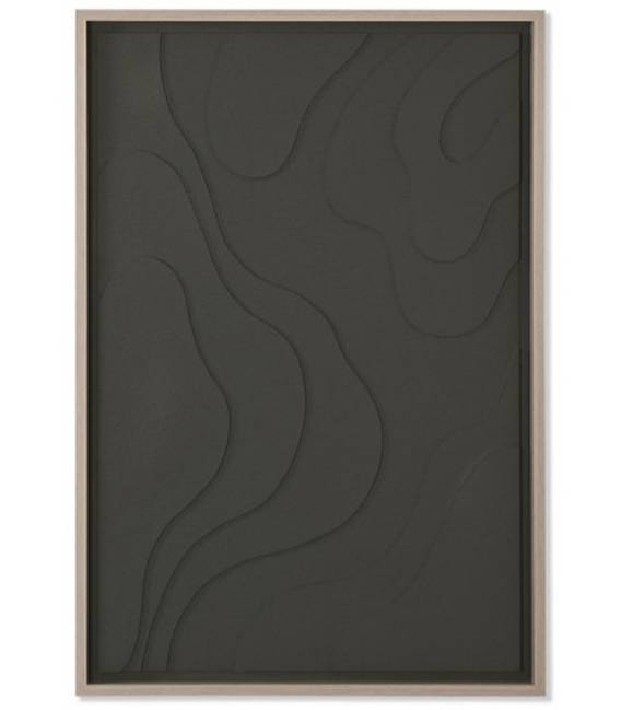 Paveikslas BLACK WAVE-B 123x83 juodas