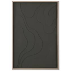Paveikslas BLACK WAVE-B 123x83 juodas