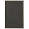 Paveikslas BLACK WAVE-B 123x83 juodas