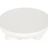 Kavos staliukas SMOOTH WHITE Ø80 baltas