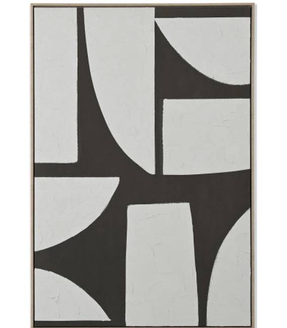Paveikslas LENZO-B 83x123 baltas/juodas
