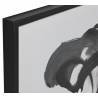 Paveikslas BLACK ABSTRACT 100x100 juodas/baltas