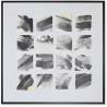 Paveikslas BLACK ABSTRACT-B 100x100 juodas/baltas