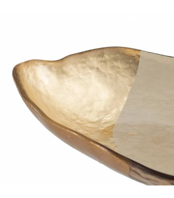 Dekoracija GOLDEN GLASS 34x19 auksinė
