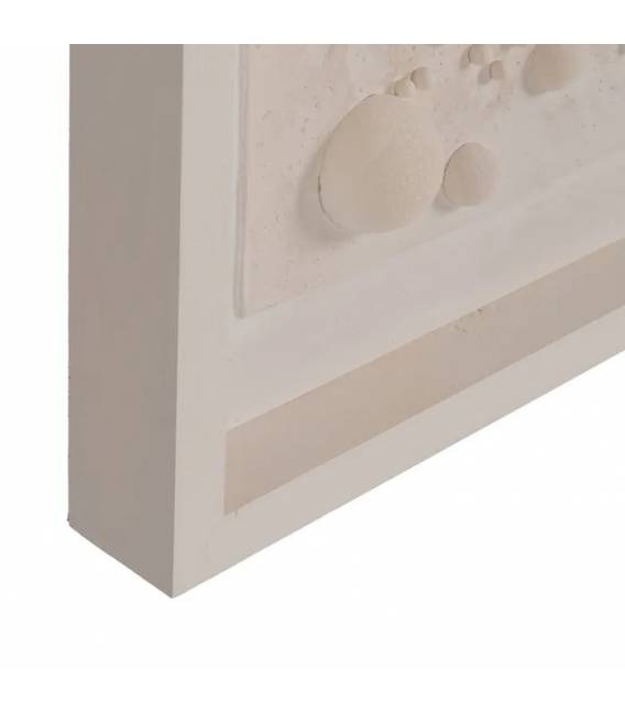 Paveikslas RELIEF 80x120 baltas