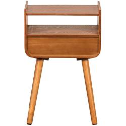 Naktinis staliukas NILS 36x30 rudas
