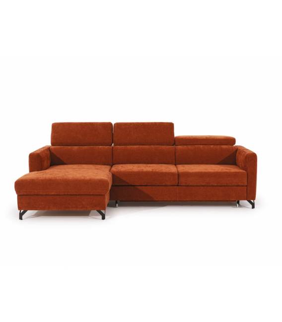 Minkštas kampas MAROZZO S 245x170 oranžinis