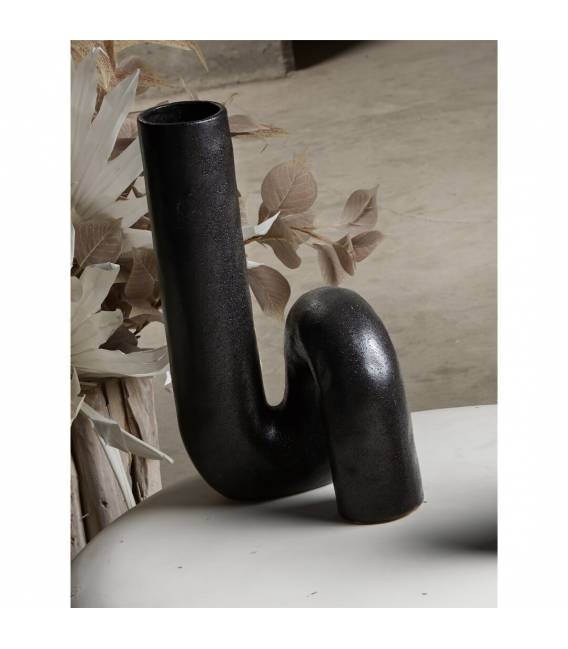 Vaza CILINDRAS 17x35 juoda