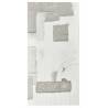Paveikslas RELIEVES-B 70x140 baltas