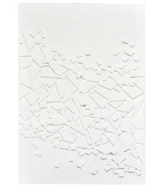 Paveikslas RELIEVE-A 70x100 baltas